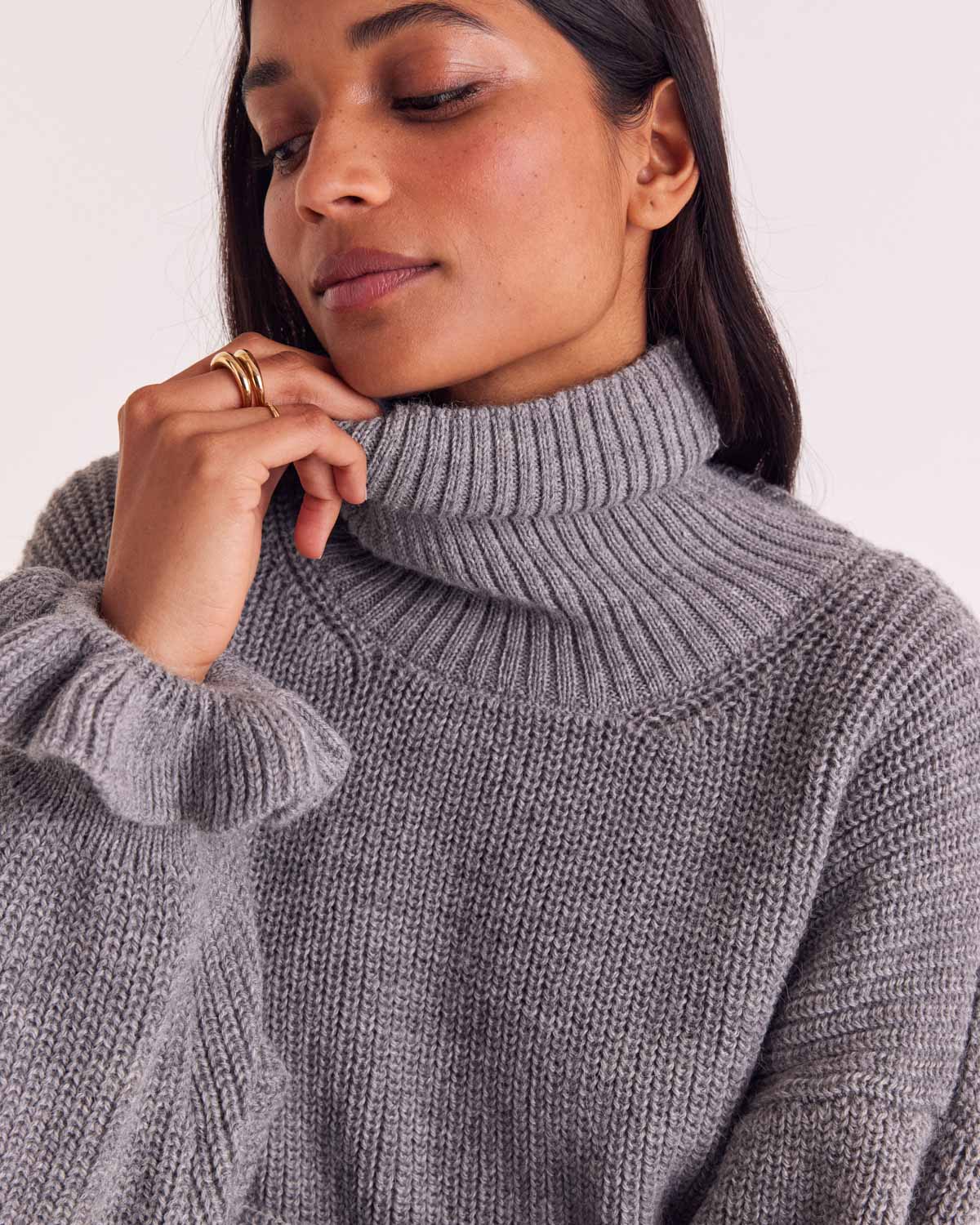 Pull Adam gris chiné