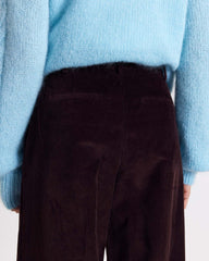 Pantalon Siméon velours chocolat