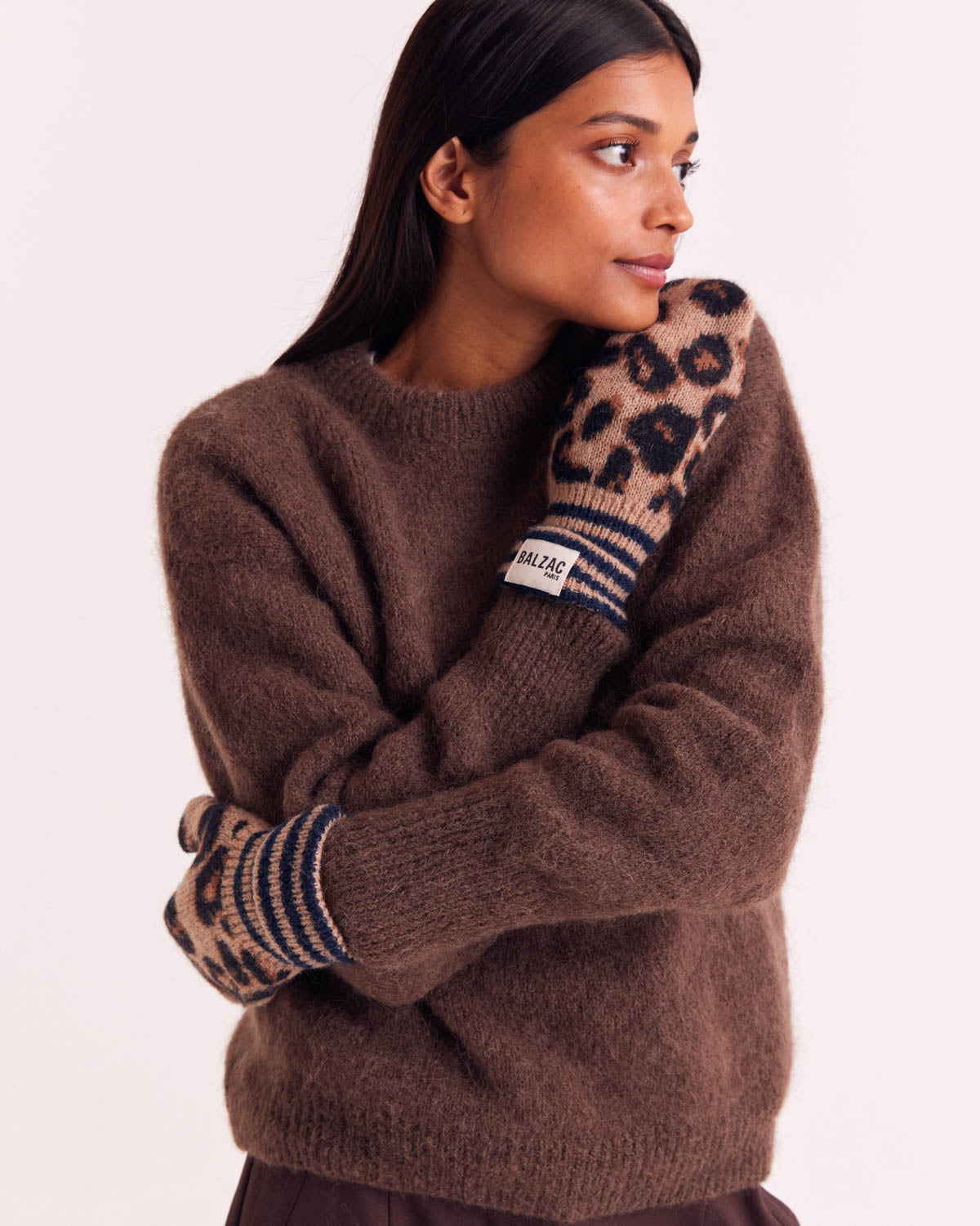 Moufle Karen léopard