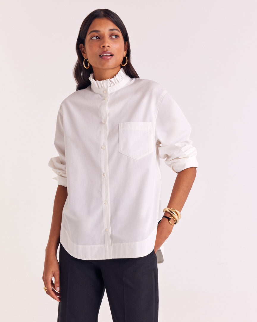 Chemise Salome blanc naturel