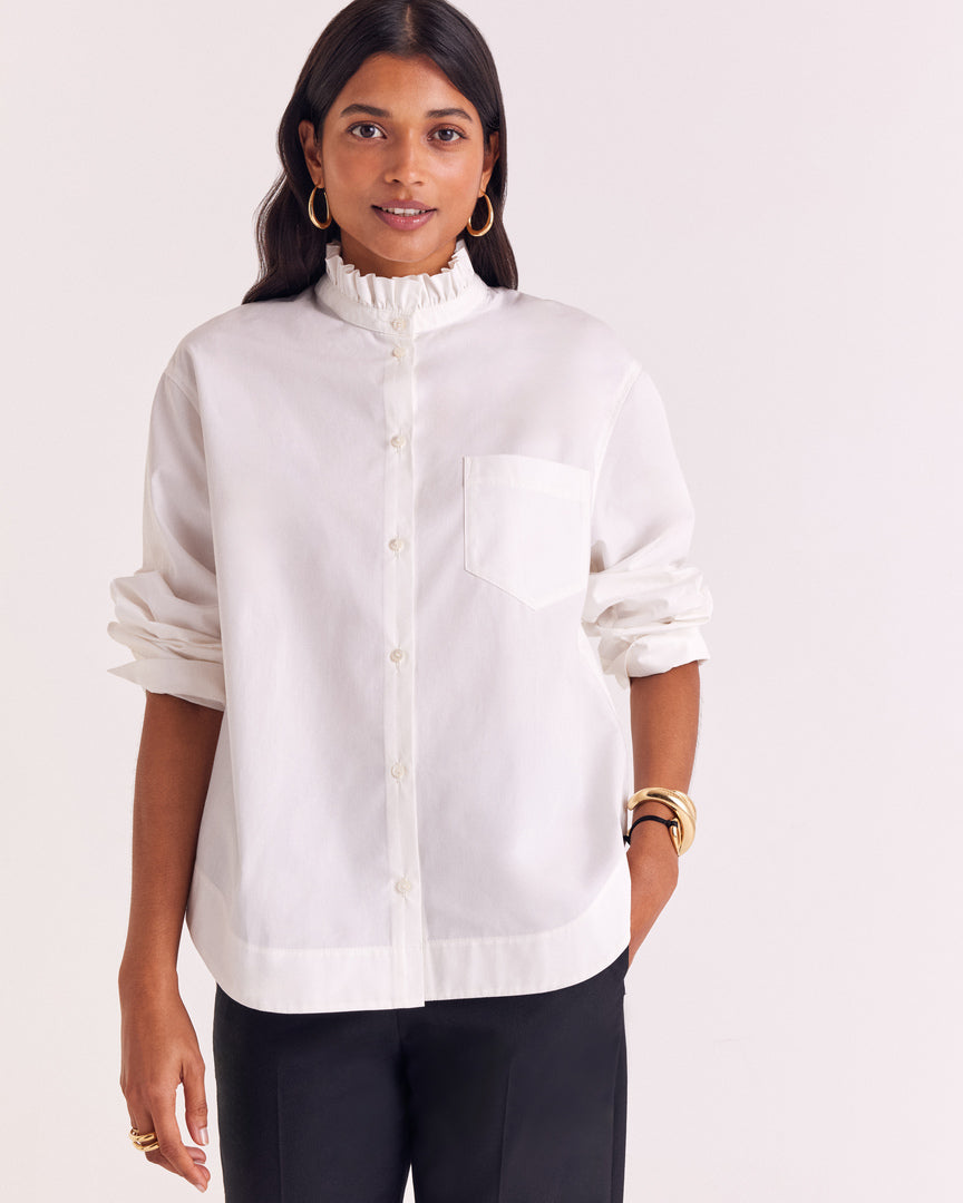 Chemise Salome blanc naturel