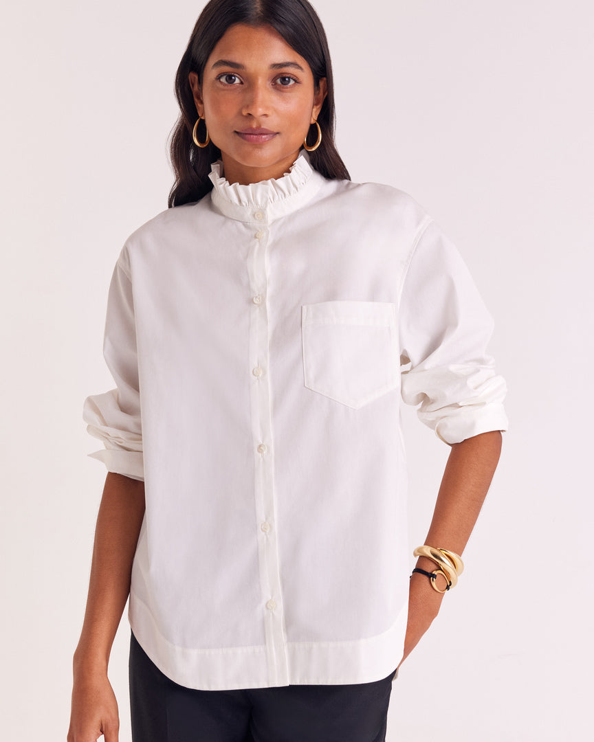 Chemise Salome blanc naturel