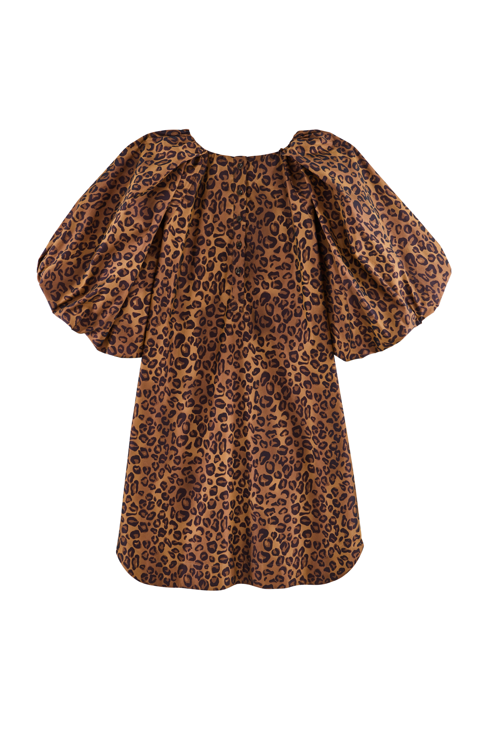 Robe Livia léopard noisette