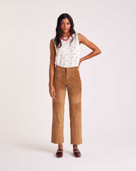 Pantalon Selby croute camel
