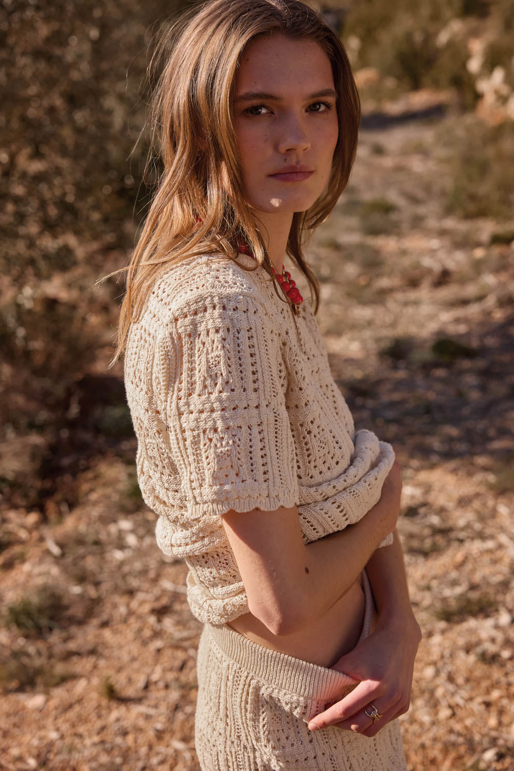 Short Paco écru