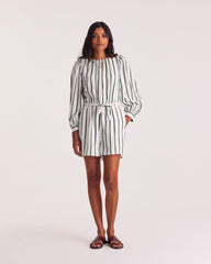 Combinaison Julieta rayures vert