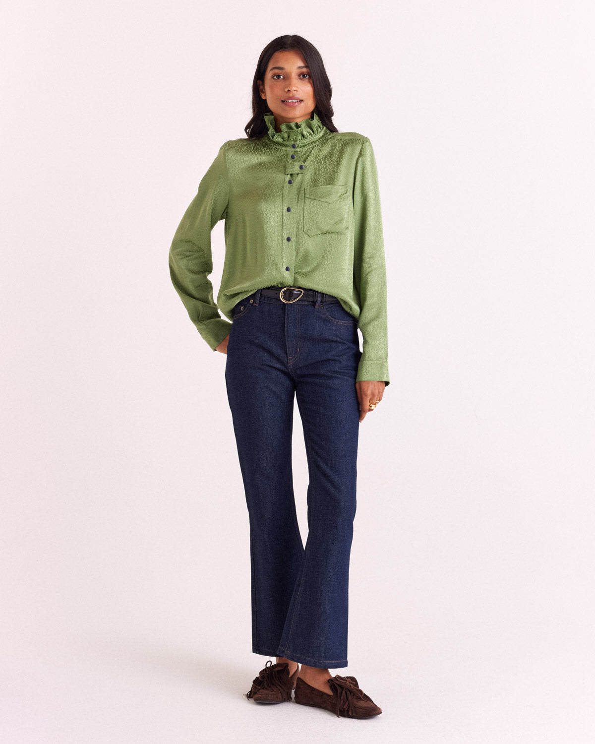 Chemise Cyrielle vert sauge