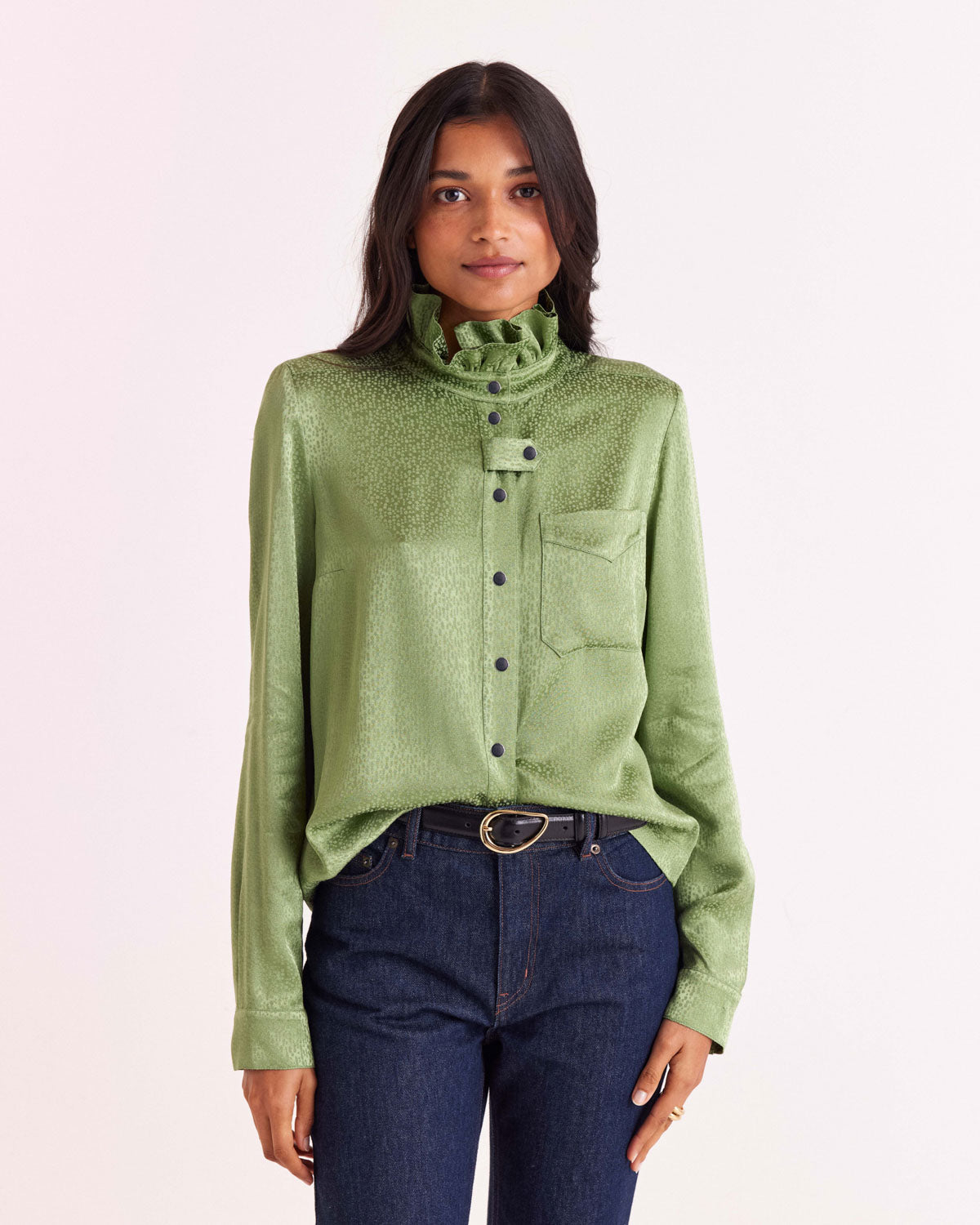 Chemise Cyrielle vert sauge