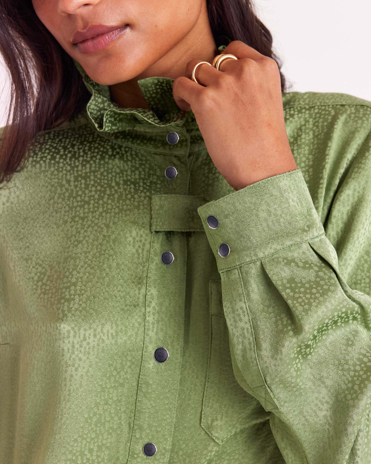 Chemise Cyrielle vert sauge