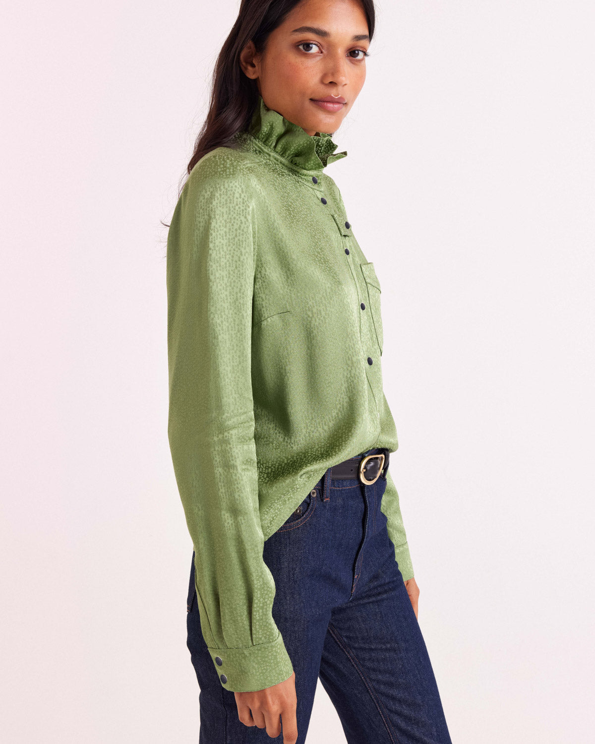 Chemise Cyrielle vert sauge