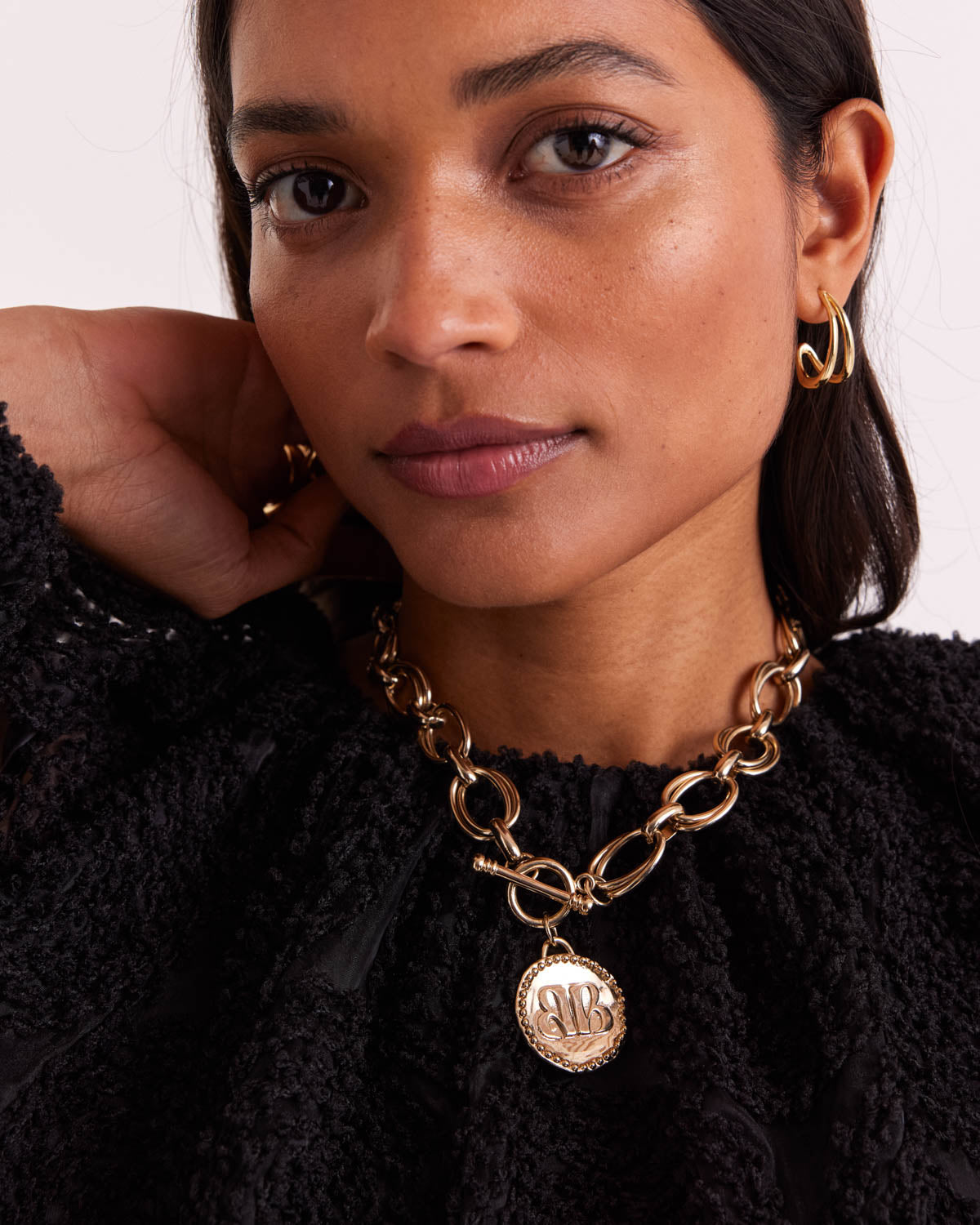Boucles d'oreille Soline doré