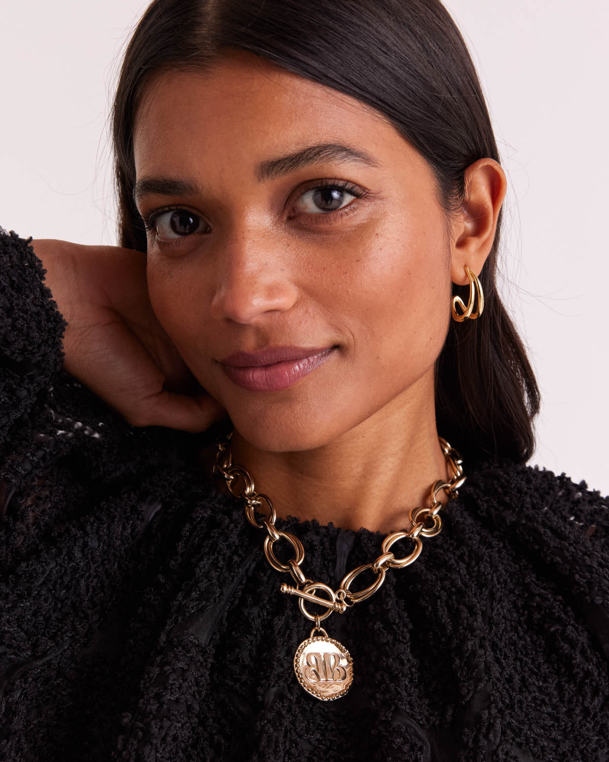 Boucles d'oreille Soline doré