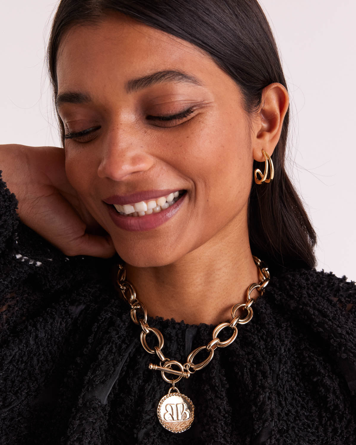 Boucles d'oreille Soline doré