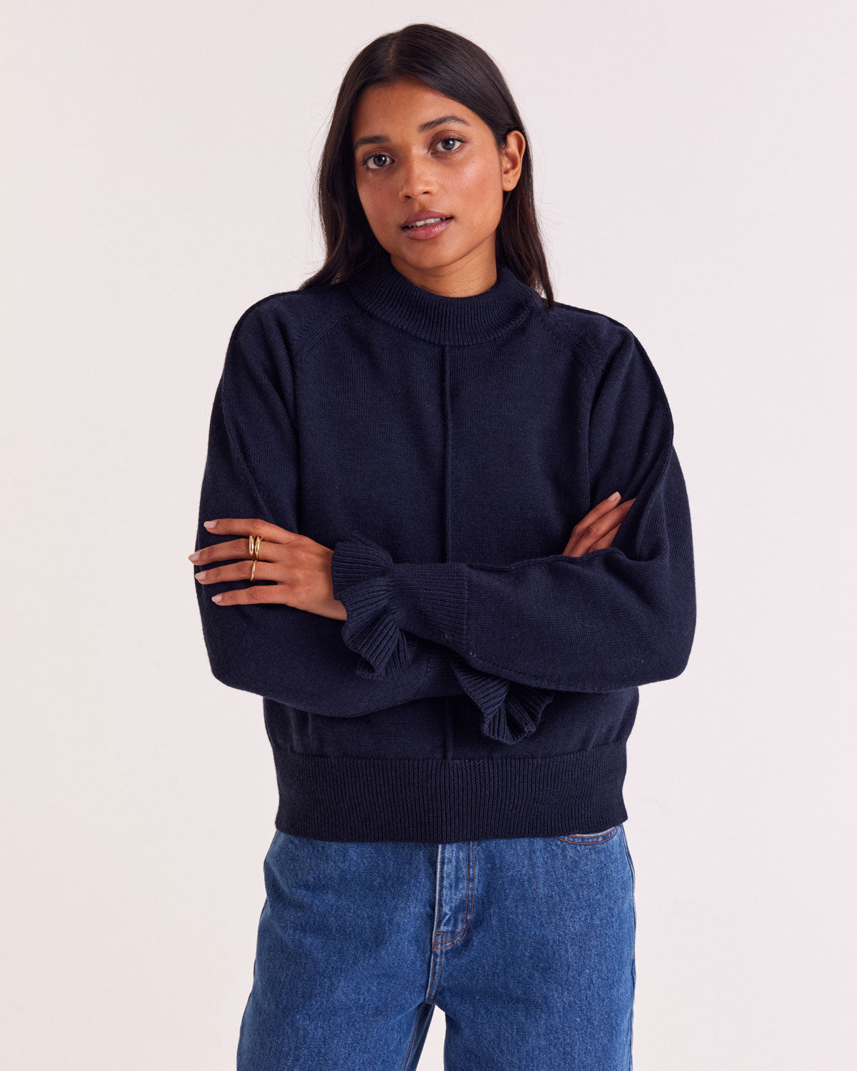 Pull Solene bleu marine