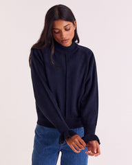 Pull Solene bleu marine