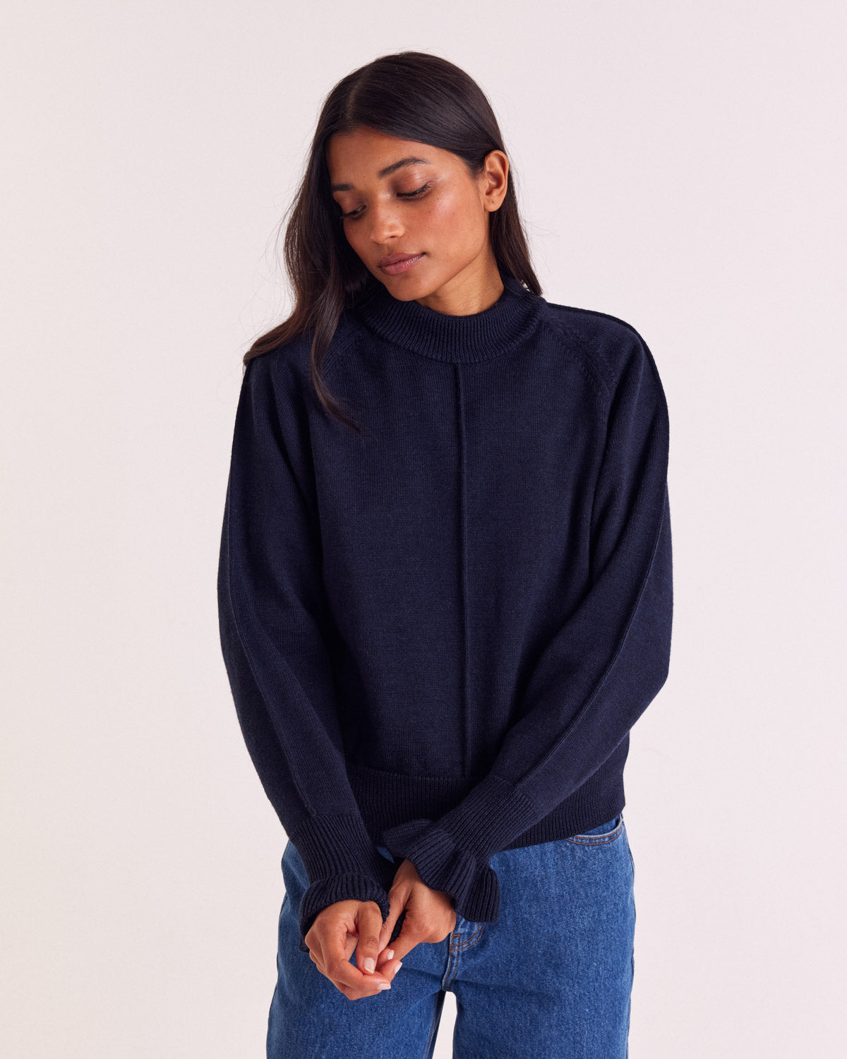 Pull Solene bleu marine