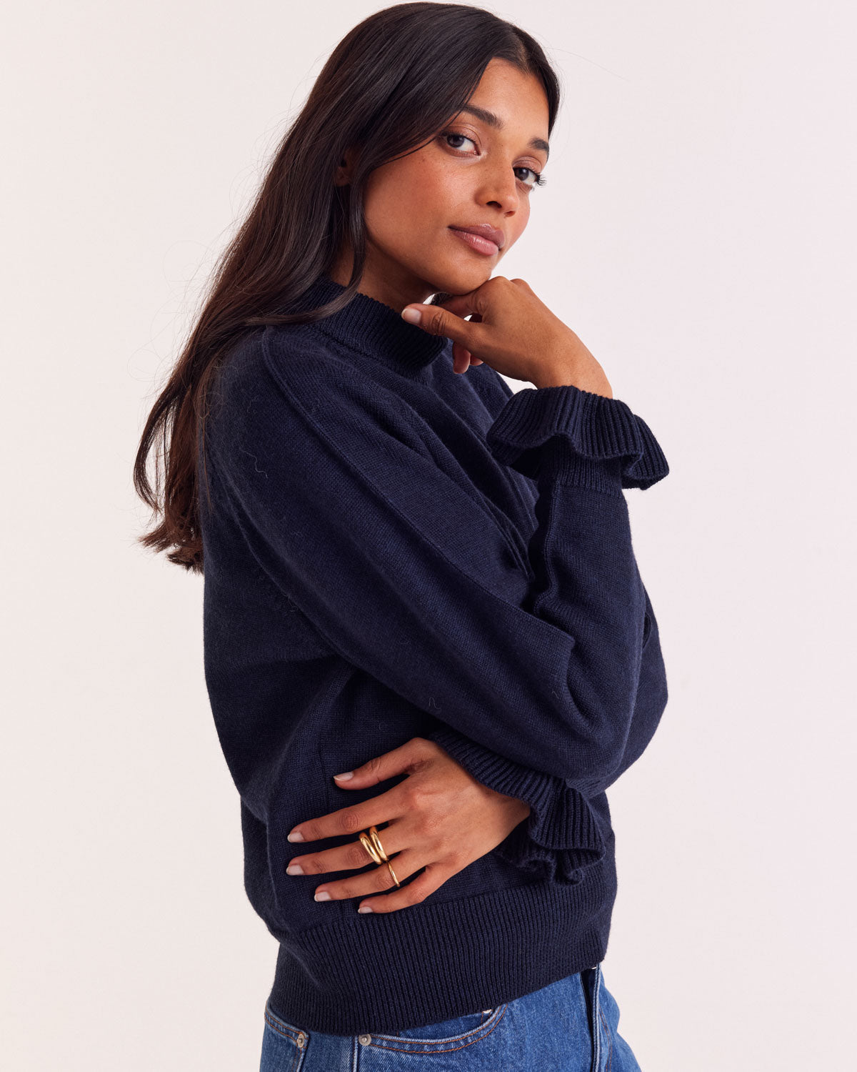 Pull Solene bleu marine