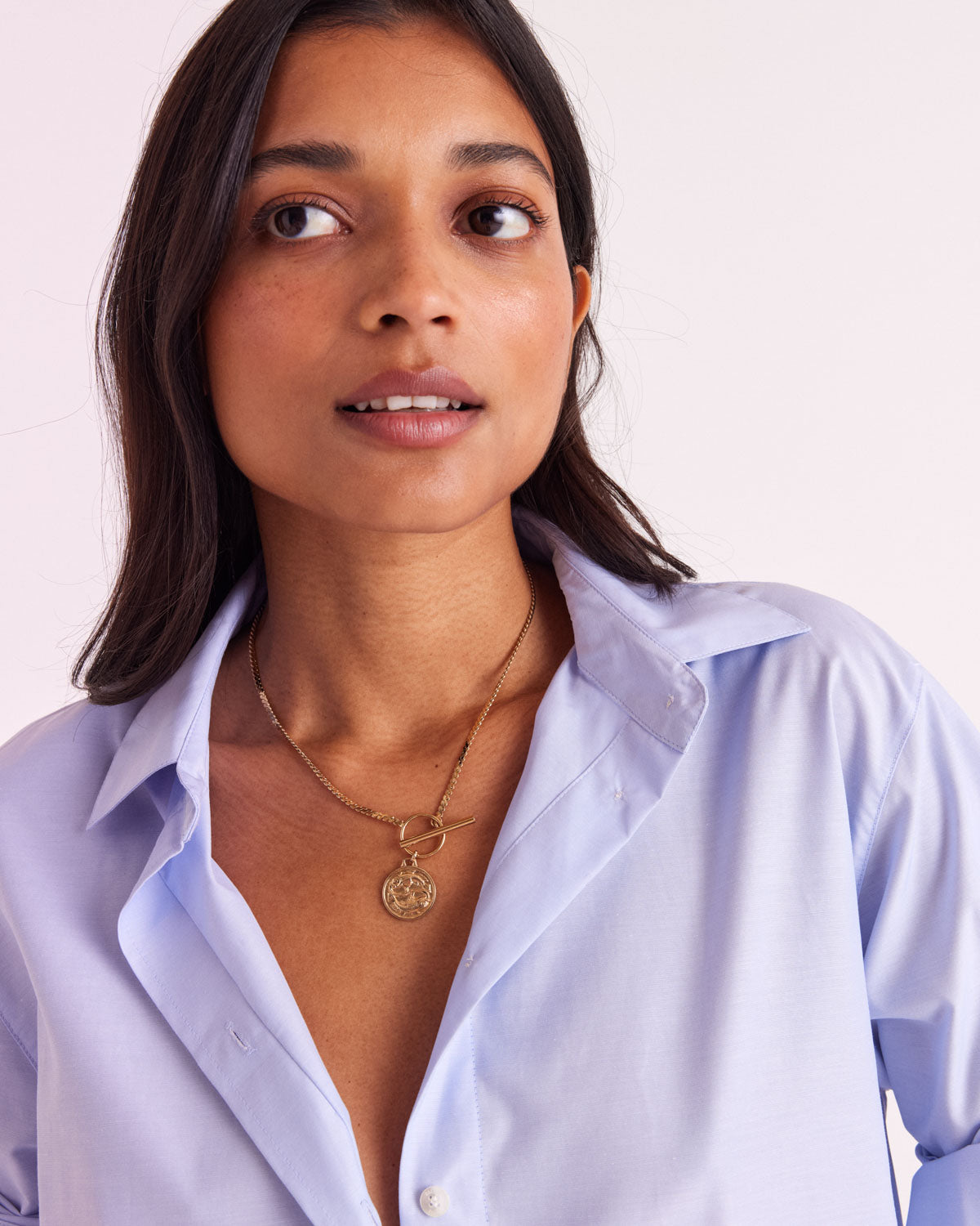 Chemise Anne bleu ciel