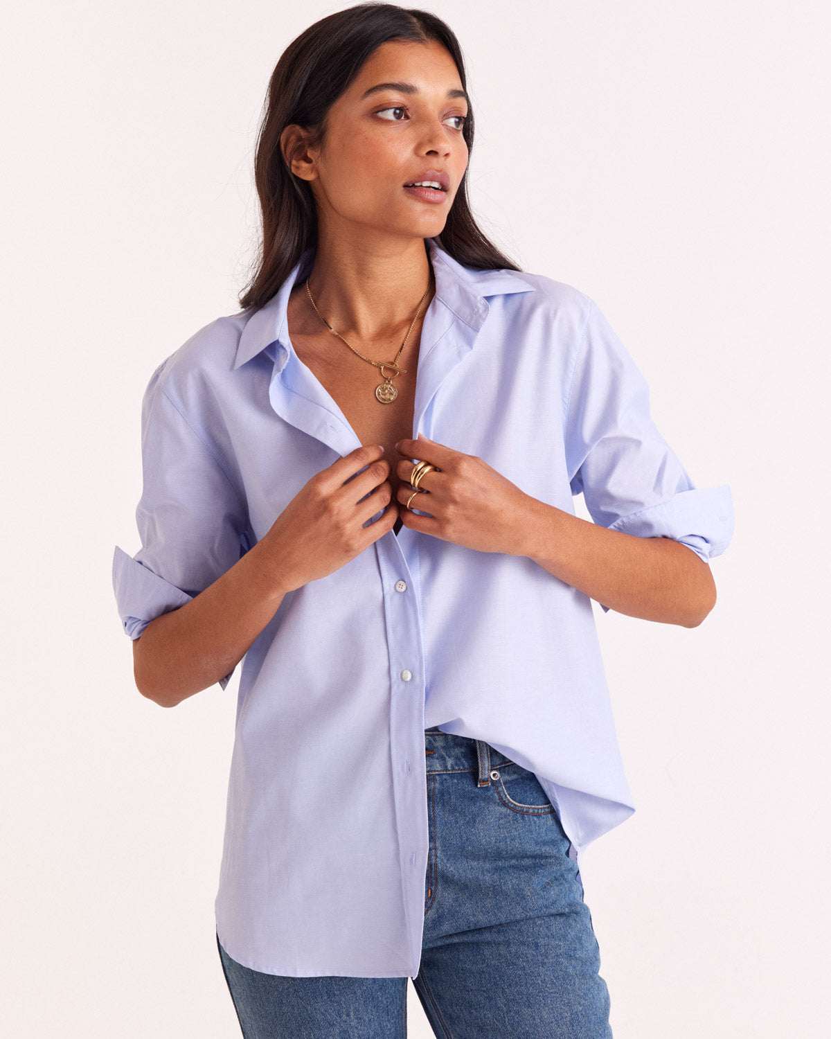 Chemise Anne bleu ciel