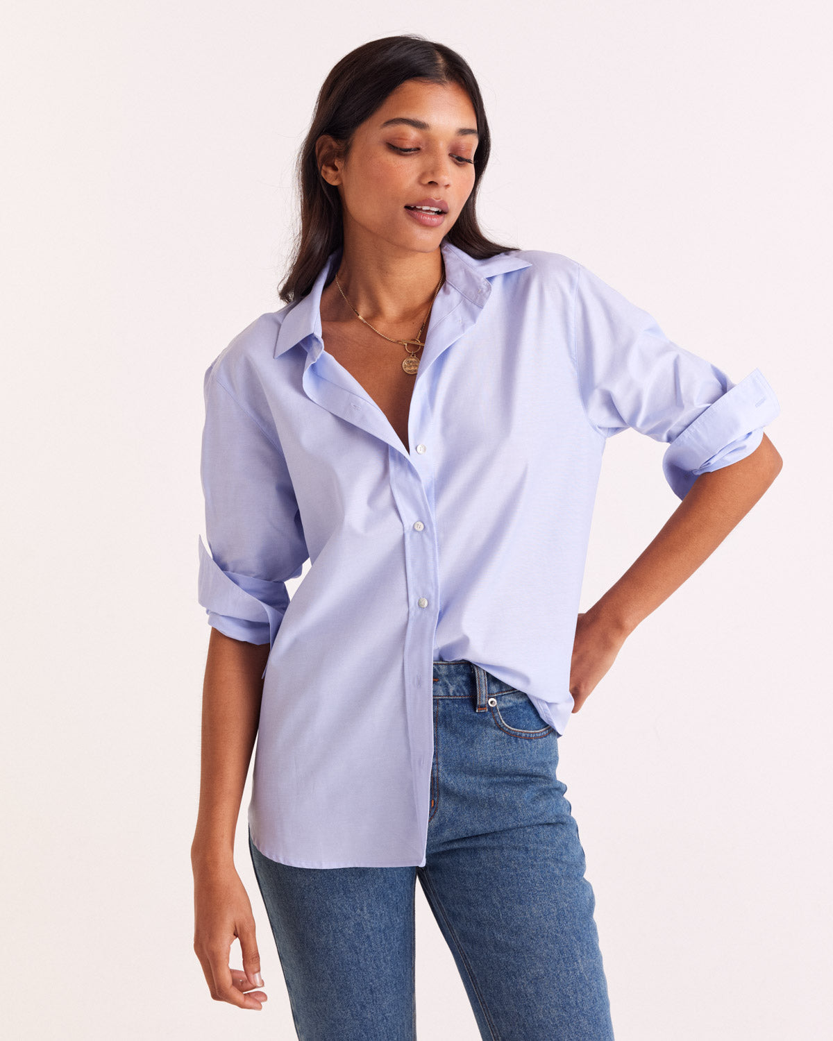 Chemise Anne bleu ciel