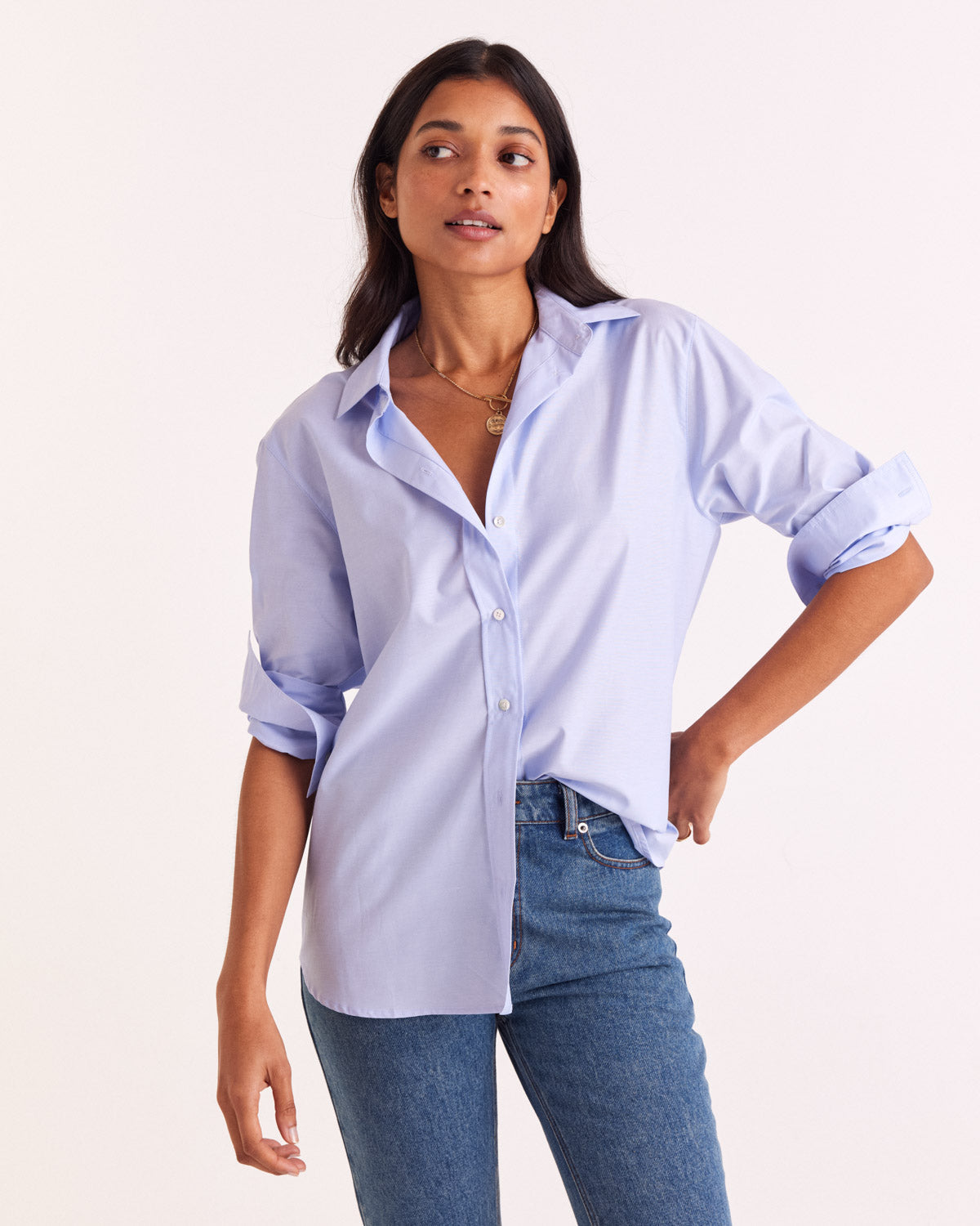 Chemise Anne bleu ciel
