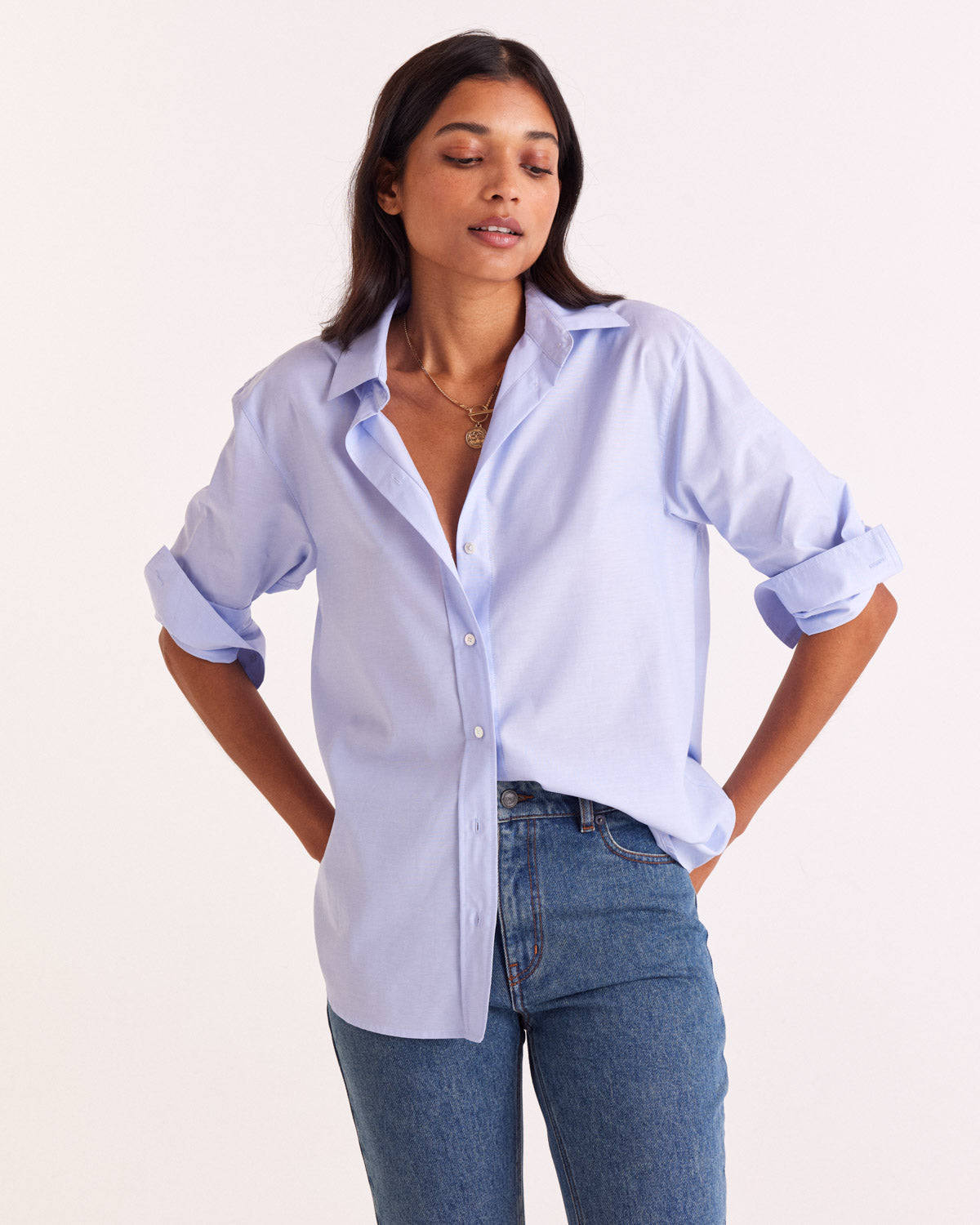 Chemise Anne bleu ciel