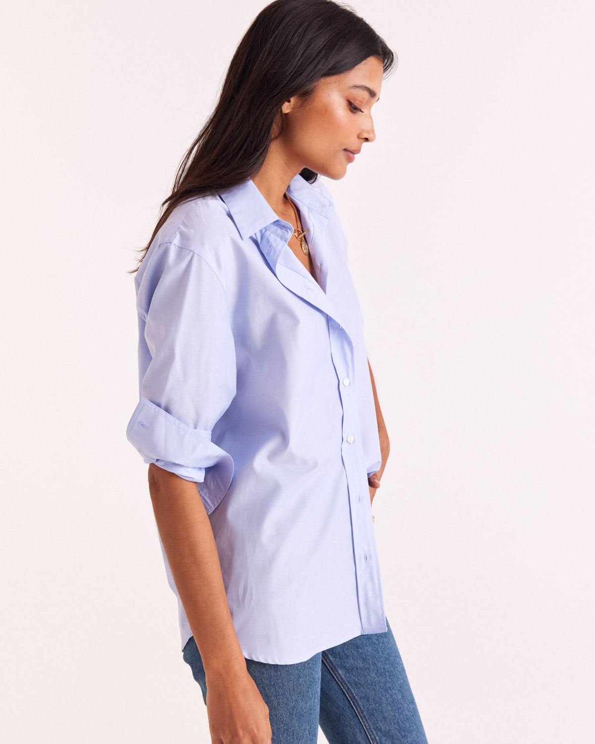 Chemise Anne bleu ciel
