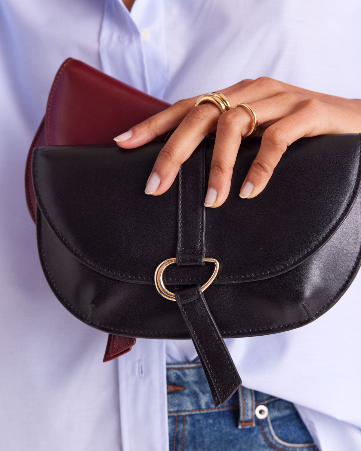 Porte-feuille Azalée noir
