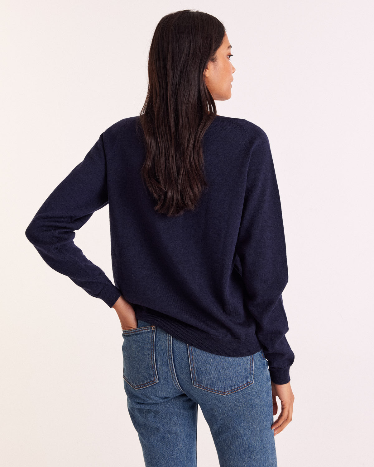 Pull Victoria bleu marine
