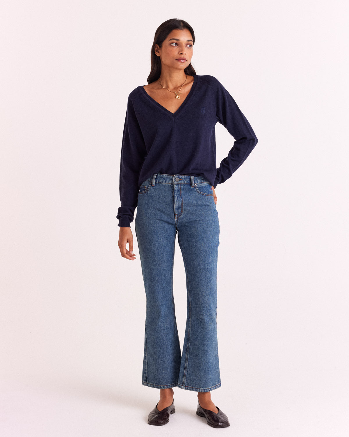 Jean Jules bleu vintage (le bootcut)