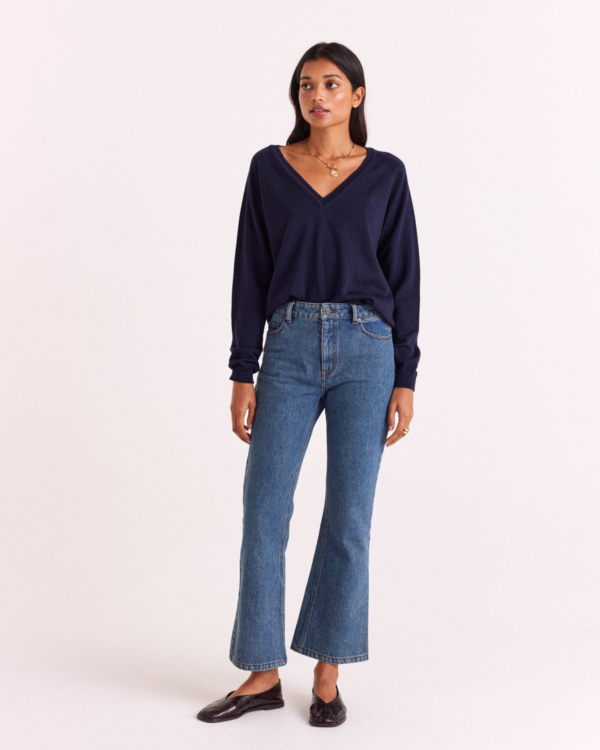 Jean Jules bleu vintage (le bootcut)