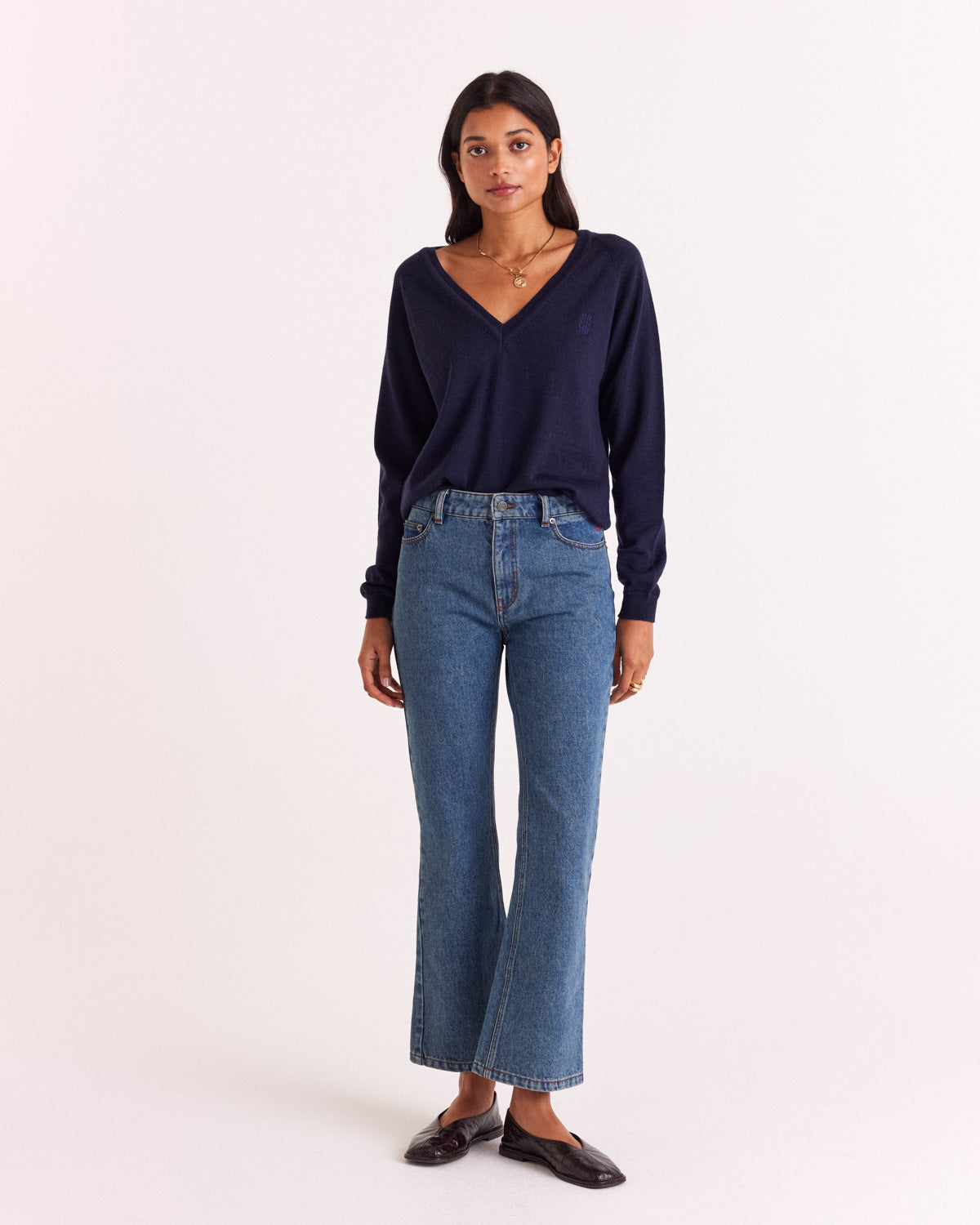 Pull Victoria bleu marine