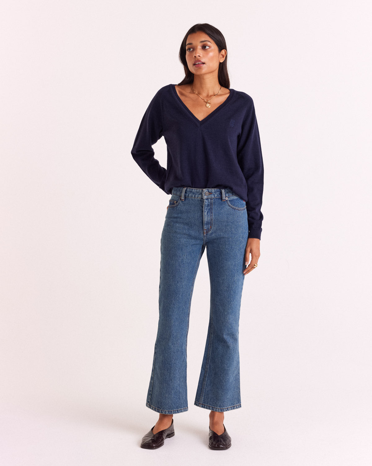 Pull Victoria bleu marine