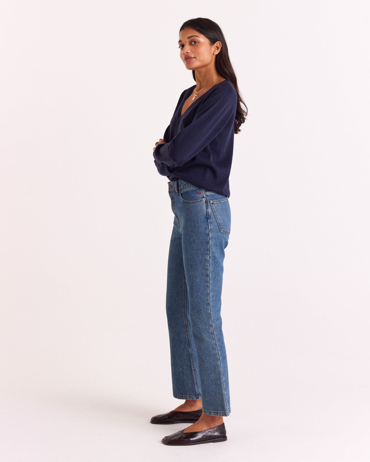 Pull Victoria bleu marine