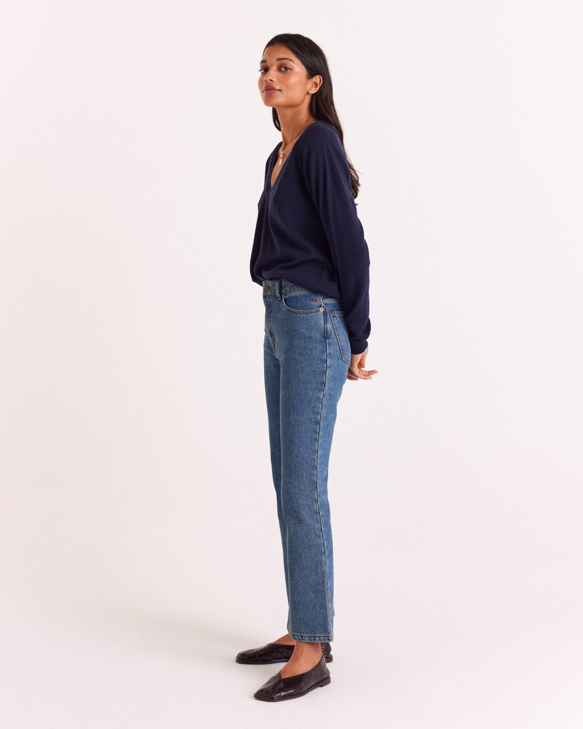 Jean Jules bleu vintage (le bootcut)