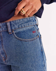 Jean Jules bleu vintage (le bootcut)