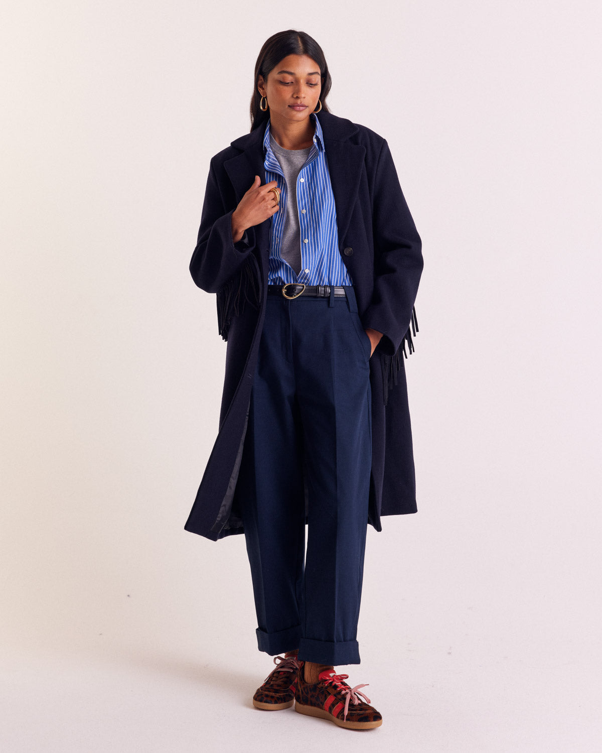 Manteau Marcella bleu marine