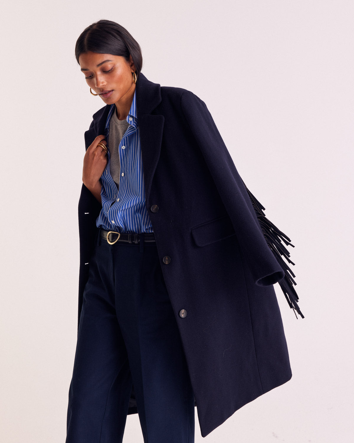 Manteau Marcella bleu marine