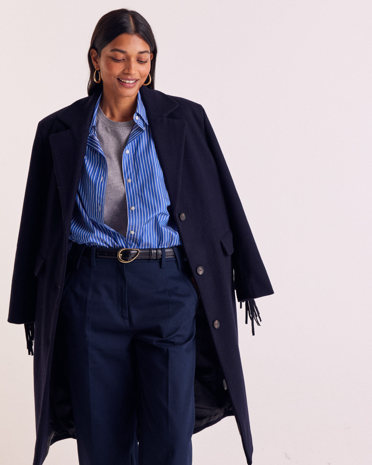 Manteau Marcella bleu marine