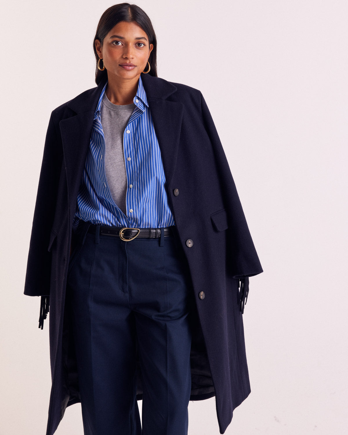 Manteau Marcella bleu marine