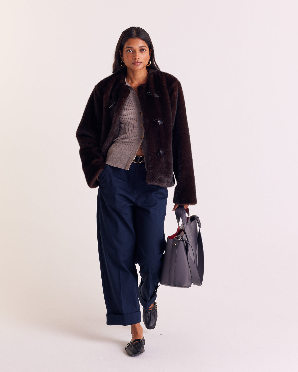 Manteau Carla chocolat