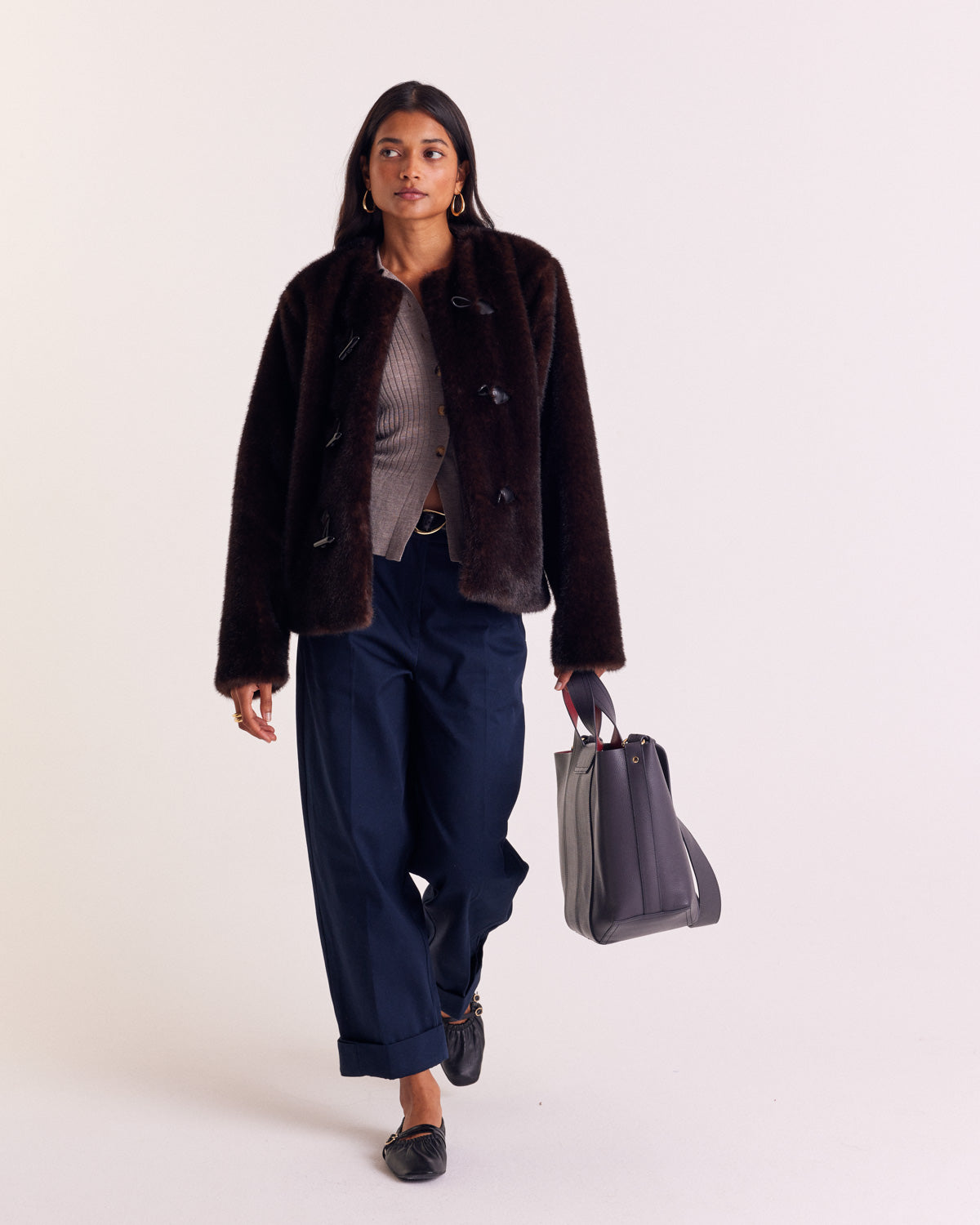Manteau Carla chocolat