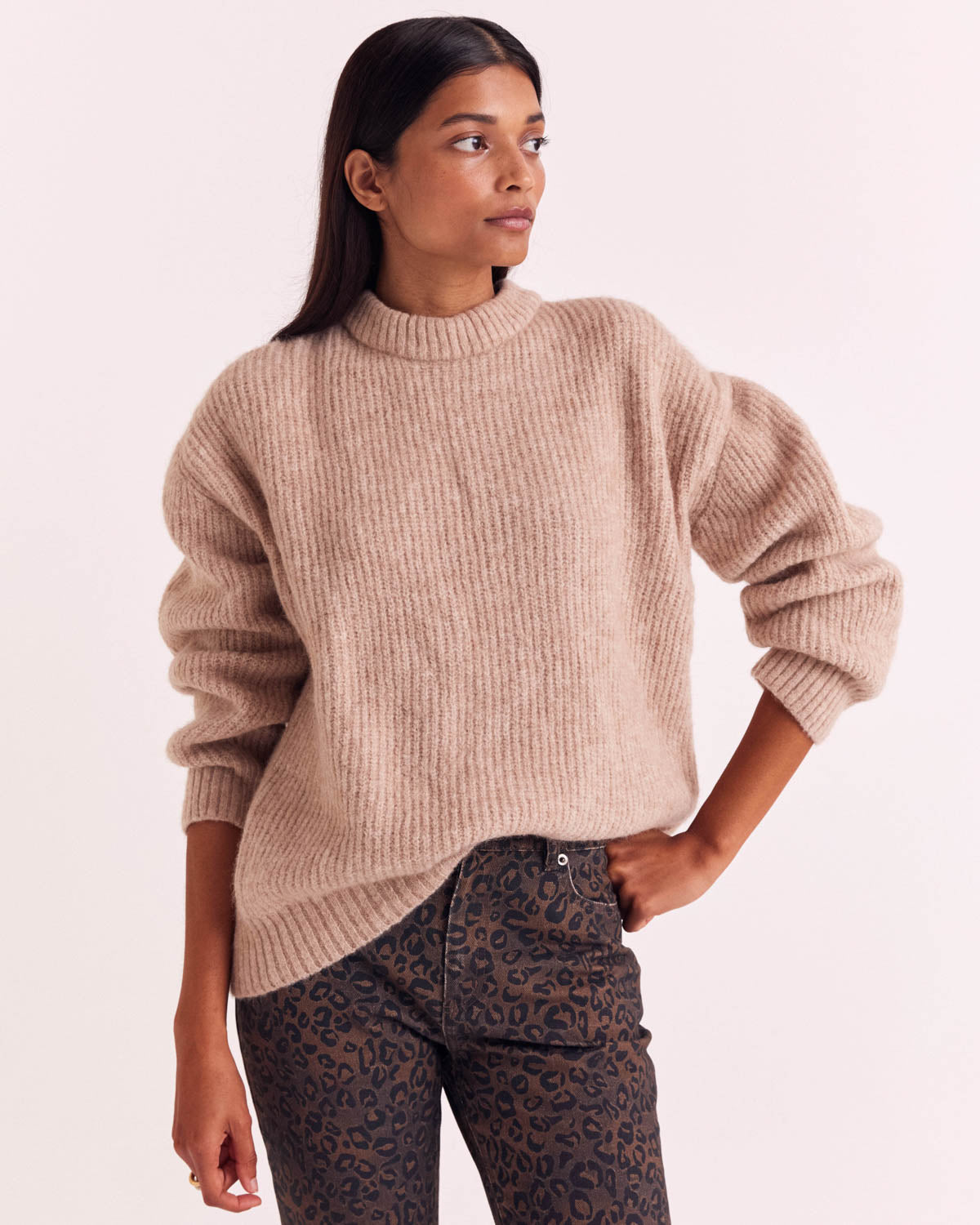 Pull Théodore beige
