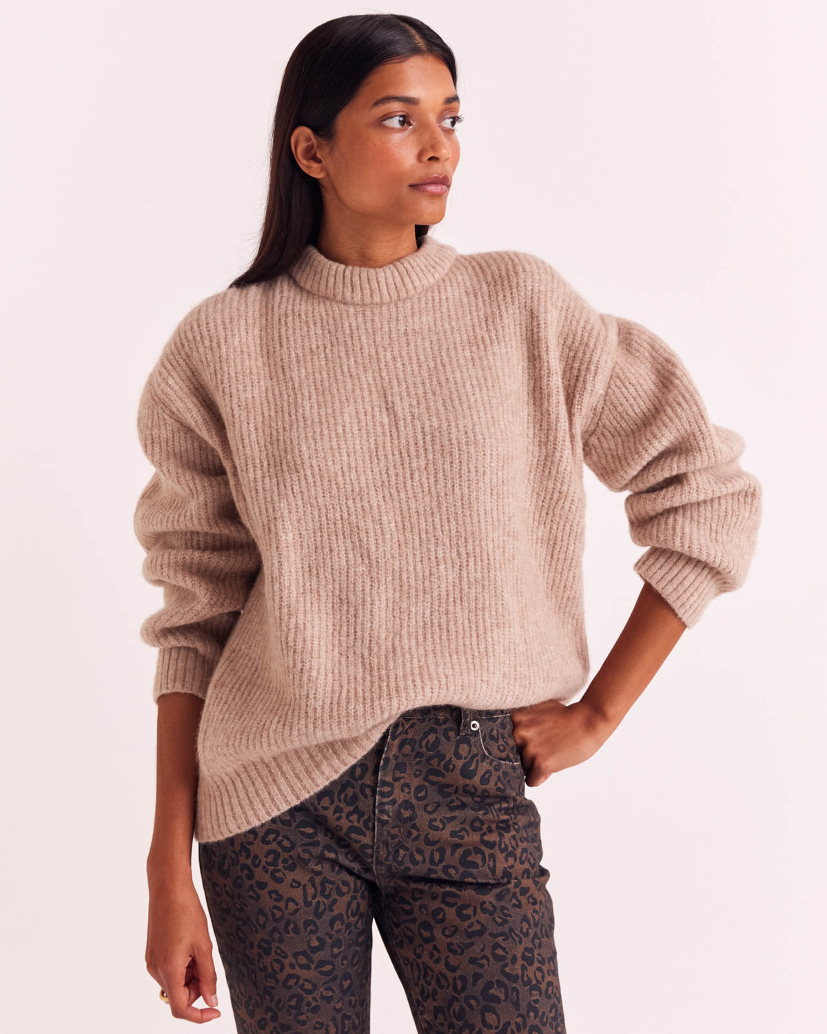 Pull Théodore beige