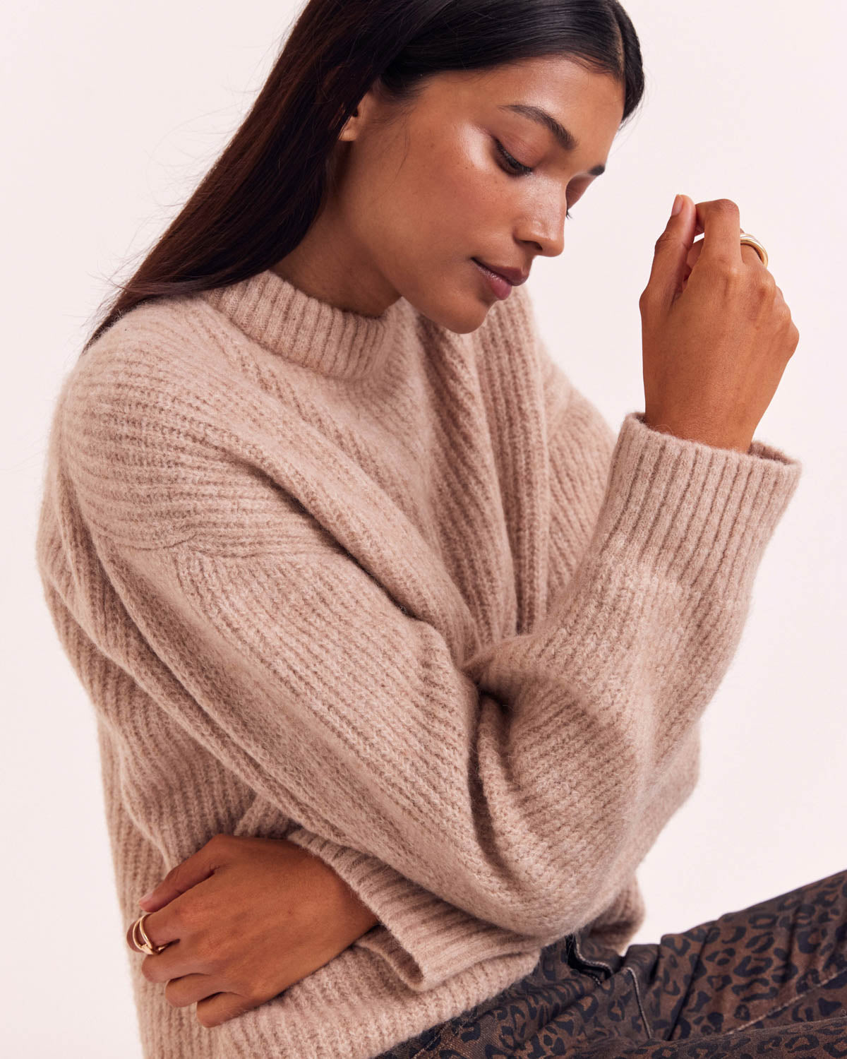 Pull Théodore beige