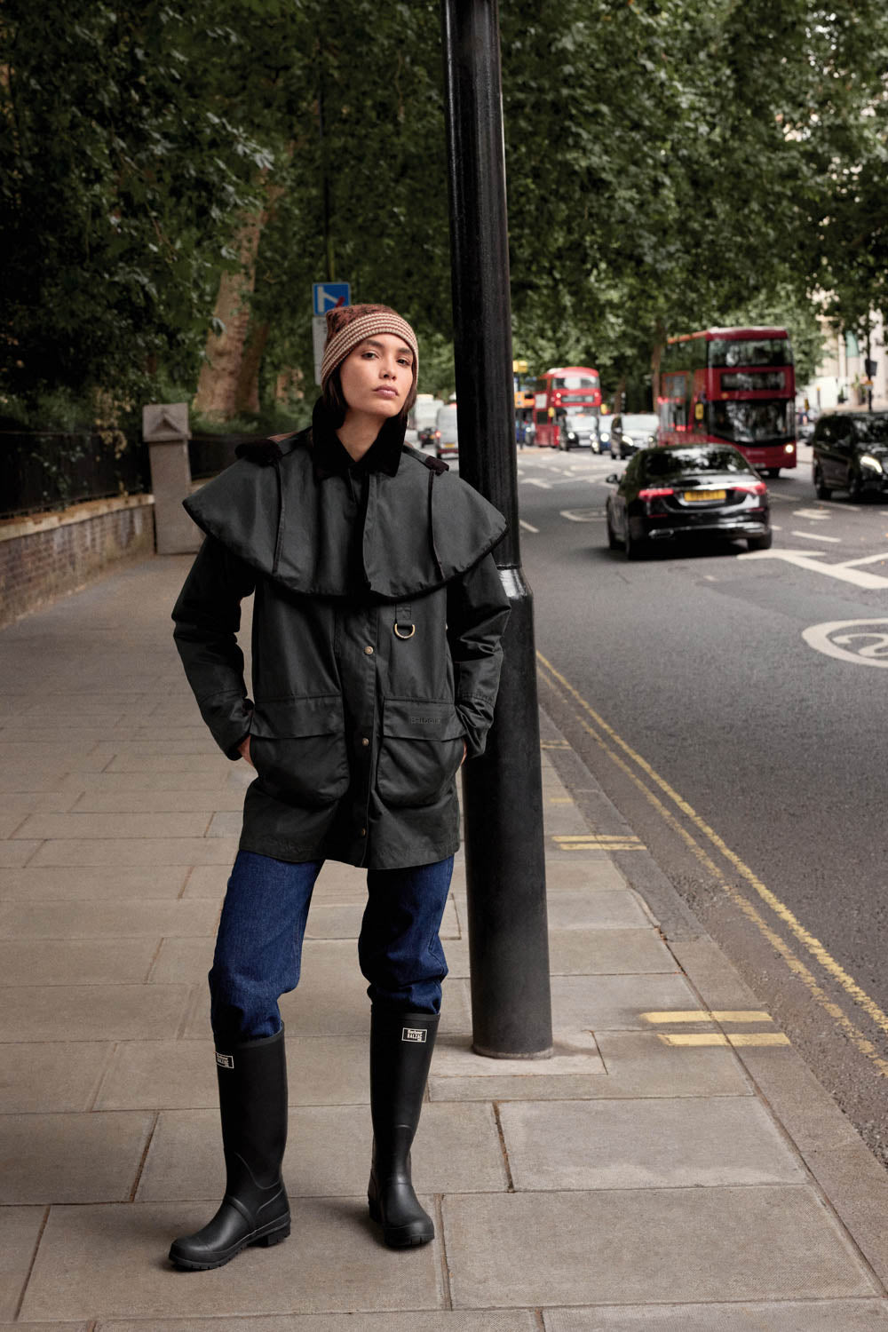 Bottes Emilia noir Barbour x Balzac Paris