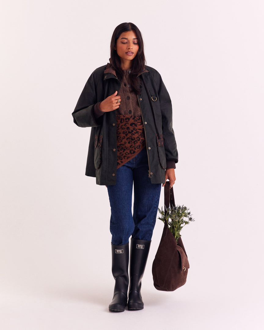 Sac Gala croûte de cuir moka