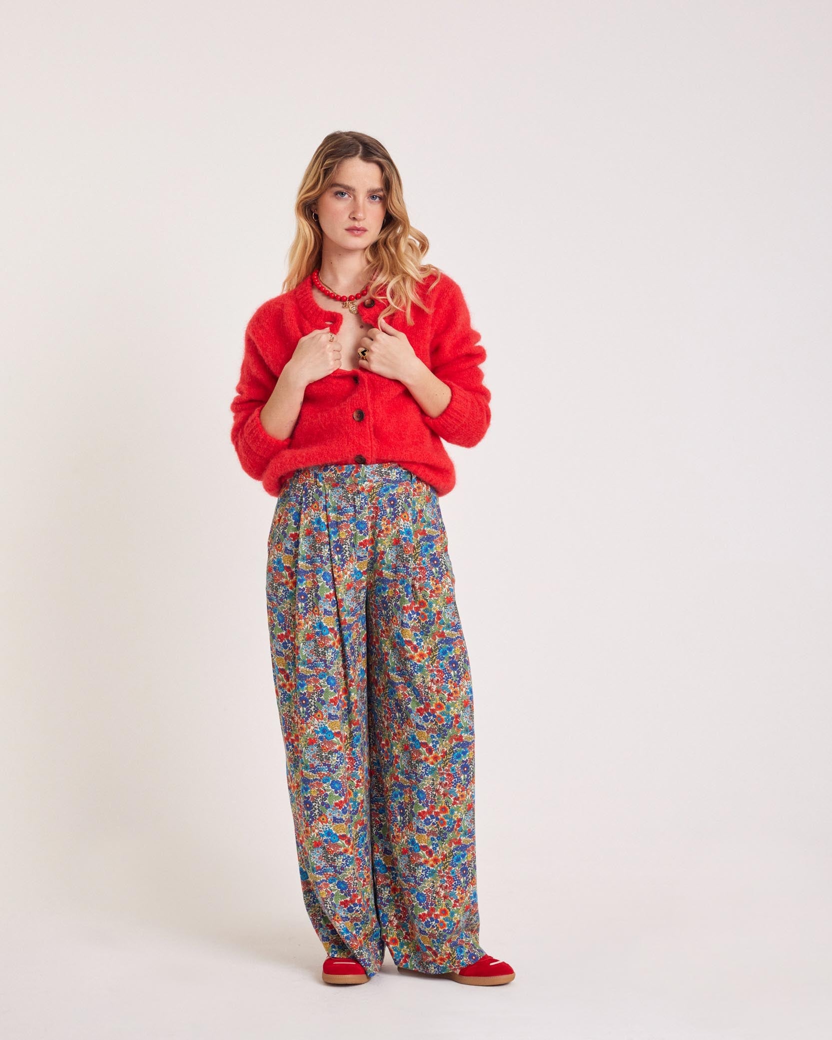 Cardigan Rosanne rouge
