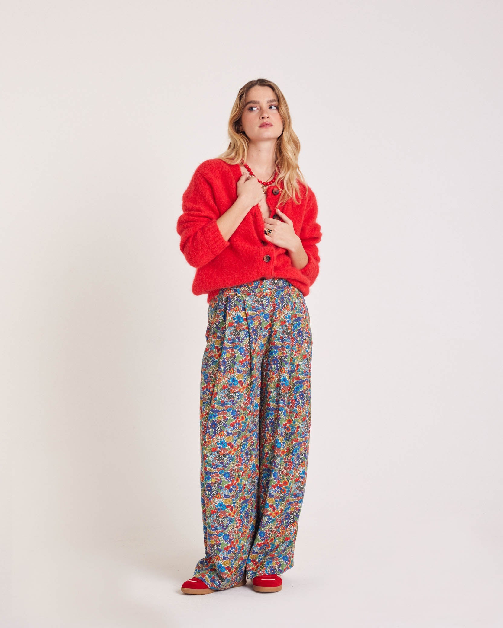 Cardigan Rosanne rouge