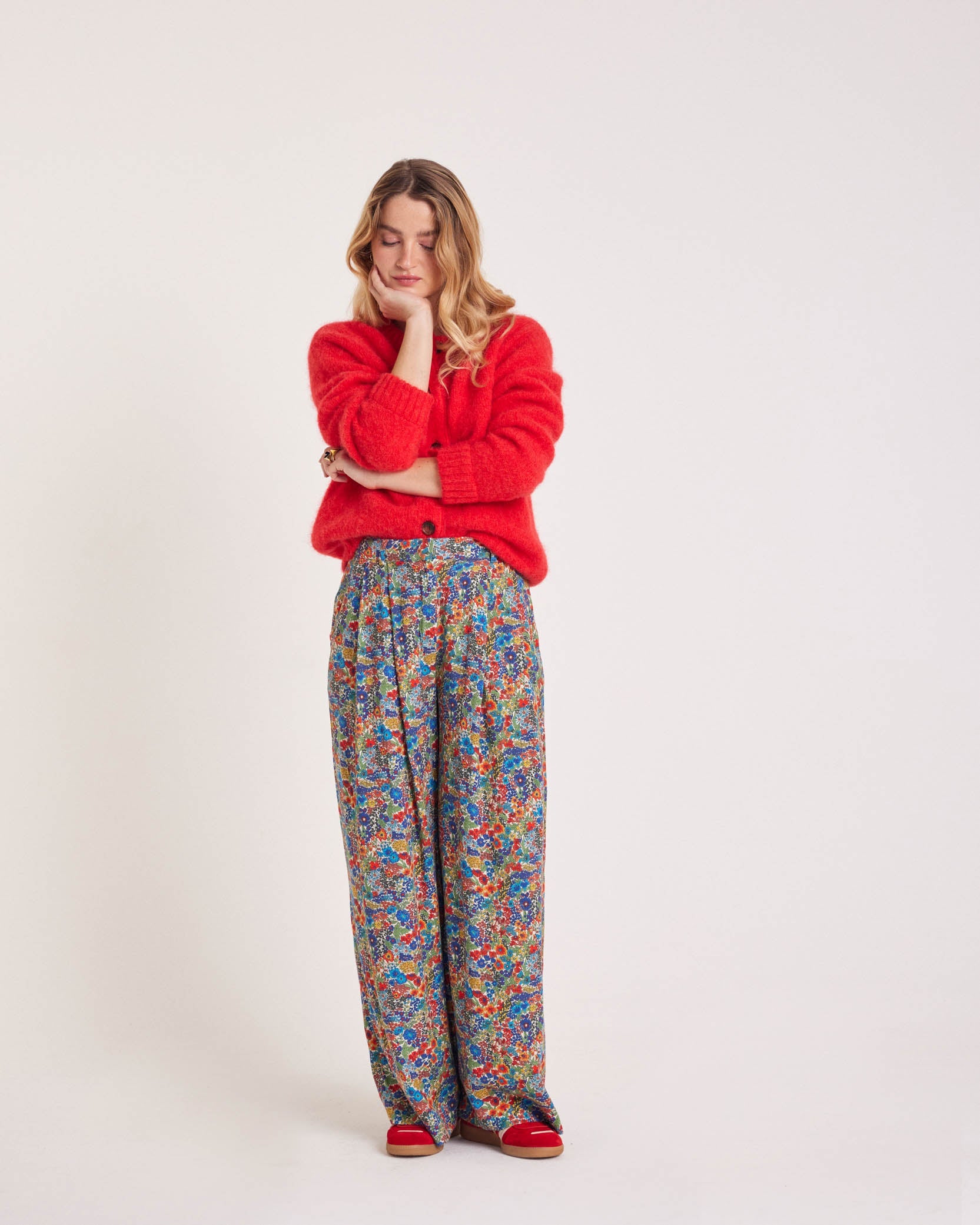 Cardigan Rosanne rouge